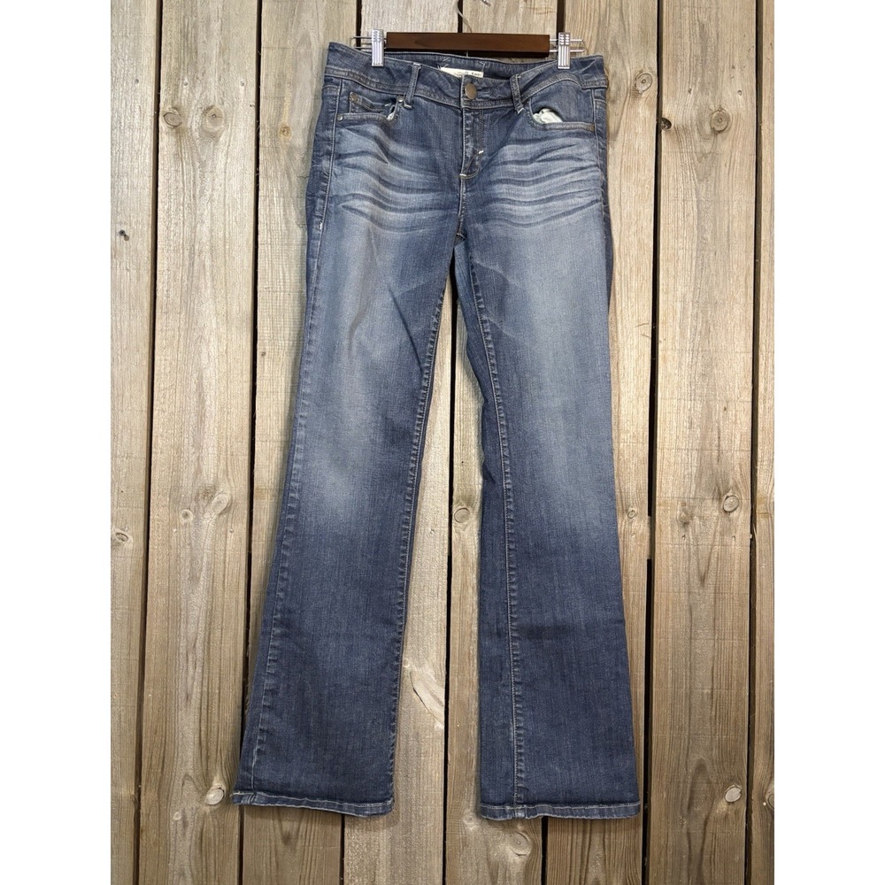 2.1 Denim Bootcut Jeans 👖 Women's 29x21 Blue Bootcut Stretch ✨Y2K Inspired